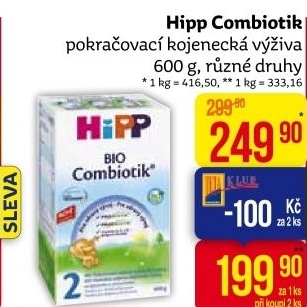 Kojenecké mléko Bio Combiotik HiPP