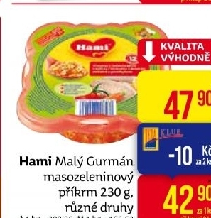 Příkrm Malý gurmán Hami