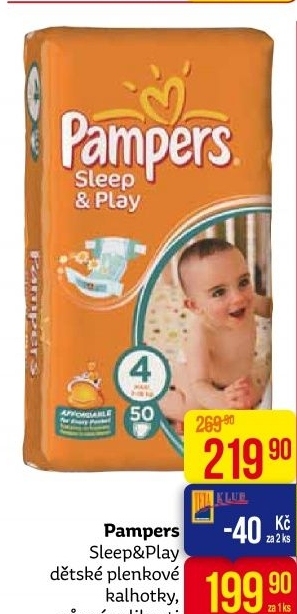 Pleny dětské Pampers Sleep &amp