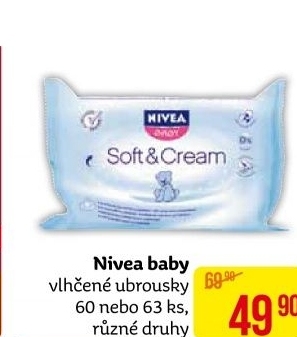 Vlhčené ubrousky dětské Nivea Baby