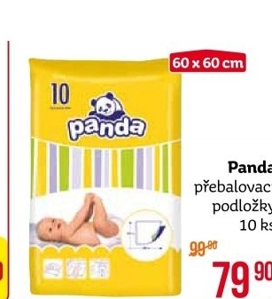 Podložky přebalovací Panda