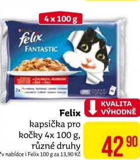 Kapsičky pro kočky Felix Purina