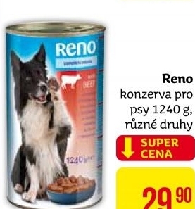 Konzerva pro psy Reno