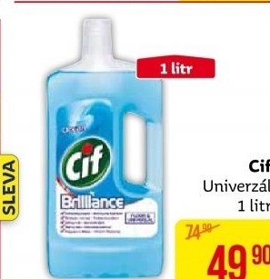 Čistič na podlahy Cif Brilliance