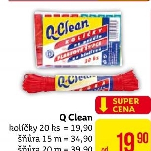 Kolíčky na prádlo Q-Clean