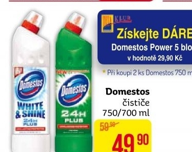 Čistič WC gelový Domestos