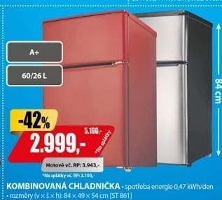 ST 861 R komb. chladničkaSENCOR