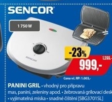 SBG 3701SL kontaktní grilSENCOR