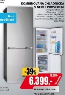 CCBS 5154 X CHLADNIČKA KOMBICANDY