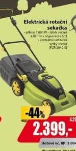 FZR 2040-E El. rotační sekačka 1800W