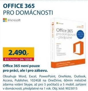 Office 365 pro domácnosti