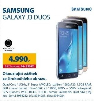 Samsung Galaxy J3 Duos