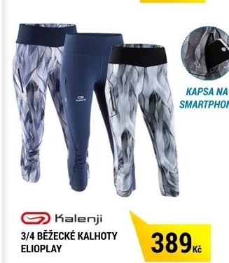 Běžecké kalhoty elioplay 3/4