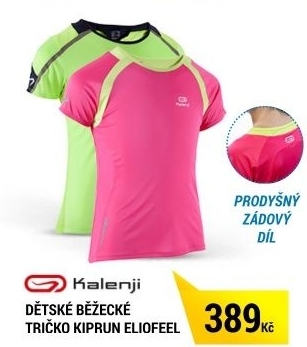 Dětské běžecké tričko eliofeel
