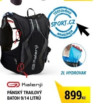 pánský trailový batoh 9/14 litrů