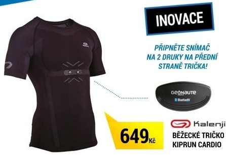 běžecké tričko kiprun cardio