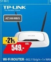TL-WR841N WiFi router N300TP-LINK