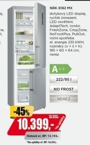 NRK 6192 MX CHLADNIČKA KOMBI GORENJE