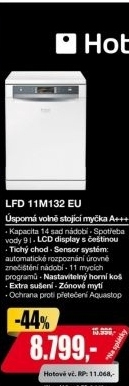 LFD 11M132 EU MYČKA NÁDOBÍ HOTPOINT