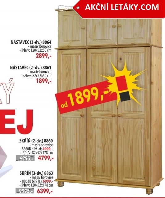Nástavec 8864 lakovaný