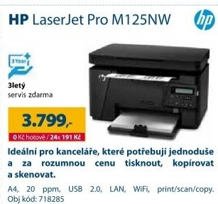 HP LaserJet Pro M125nw