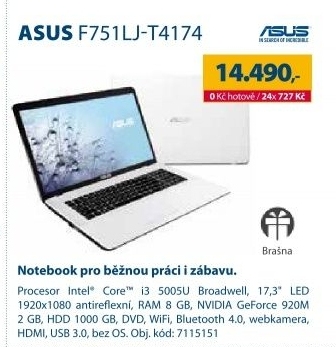 ASUS F751LJ-T4174