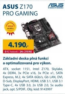 ASUS Z170 PRO GAMING