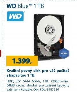 Western Digital 1TB, 3.5