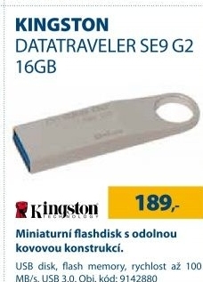 Kingston DataTraveler SE9 G2 16GB USB 3.0 
