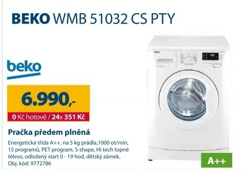 Beko WMB 51032 CS PTY