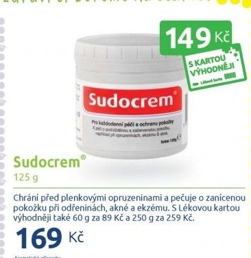 Krém na ekzém a akné Sudocrem