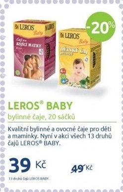 Čaj dětský Leros