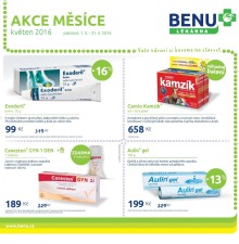 akční leták BENU Lékárna 1.5.2016-31.5.2016