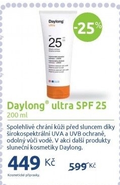 Krém na opalování Ultra SPF 25 Daylong Galderma