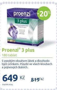 Doplněk stravy na klouby 3+ Proenzi