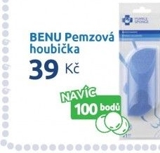 Pemzová houbička Benu+