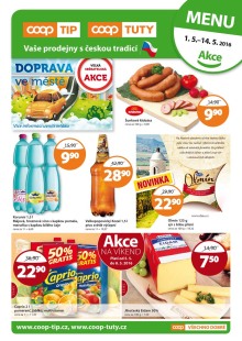 akční leták COOP 1.5.2016-14.5.2016