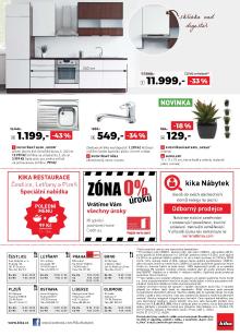 akční leták Kika nábytek 9.5.2016-29.5.2016