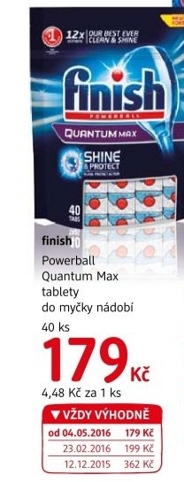 Tablety do myčky Quantum Finish