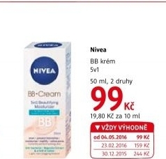 BB cream 5v1 Nivea