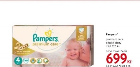 Pleny dětské Pampers Premium Care