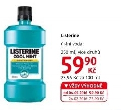 Ústní voda Listerine