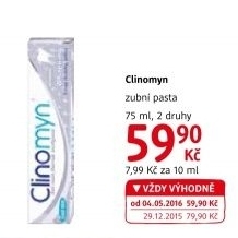 Pasta na zuby Clinomyn