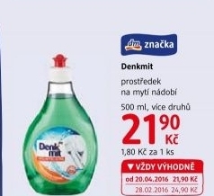 Prostředek na nádobí Denkmit