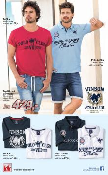 akční leták Kik textil 11.5.2016-31.8.2016