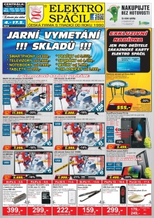 akční leták Elektro Spáčil 4.5.2016-17.5.2016
