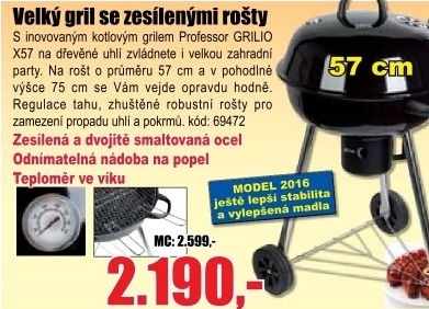 Gril Professor GRILIO X57 model 2016