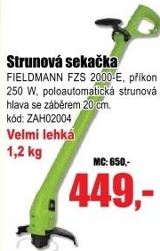 Sekačka strunová FIELDMANN FZS 2000-E