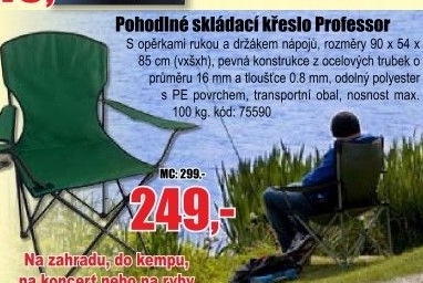 Křeslo skládací Professor SK2