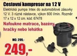 Pumpa Intex elektrická na 12V